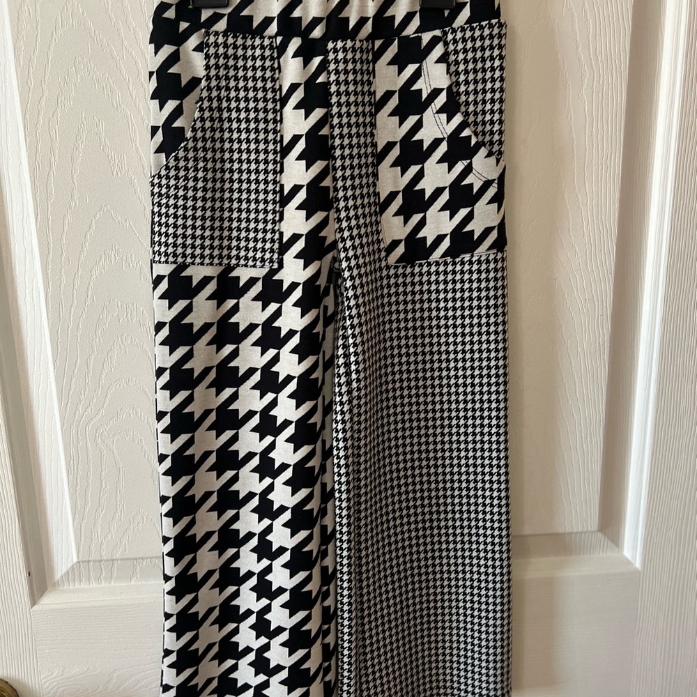 Stylish Black and White Kids Formal Pants